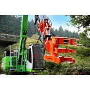 Woodcracker TK - Tête d'abattage Westtech - Plage d'inclinaison max. 160° - Adaptable sur abatteuses, grues télescopiques et machines de reprise_2