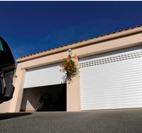 Porte de garage enroulable Excelis - motorisée - lames aluminium isolées - étanche à l'air_2