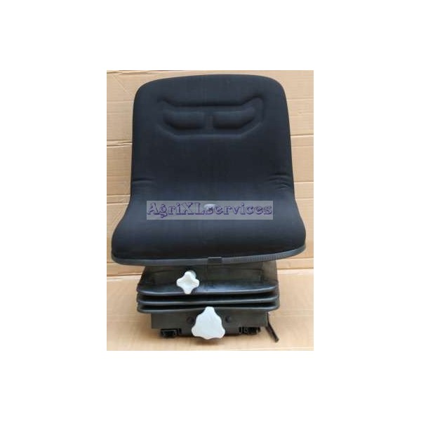 Siège pour chariot élévateur - tissu noir - suspension mécanique - réglage jusqu'à 120 kg_2