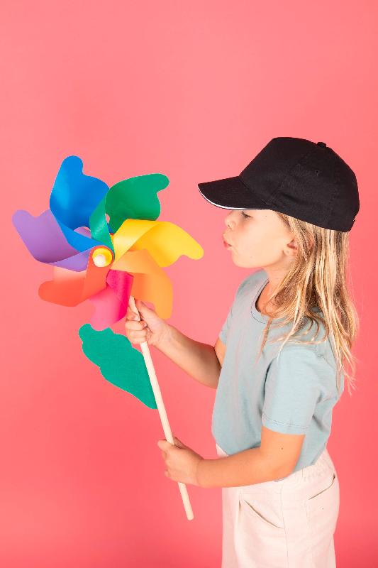 Casquette enfant avec sandwich contrasté - 5 panneaux - Réf: KP148 - 100% coton sergé brossé - Marque K-up_2