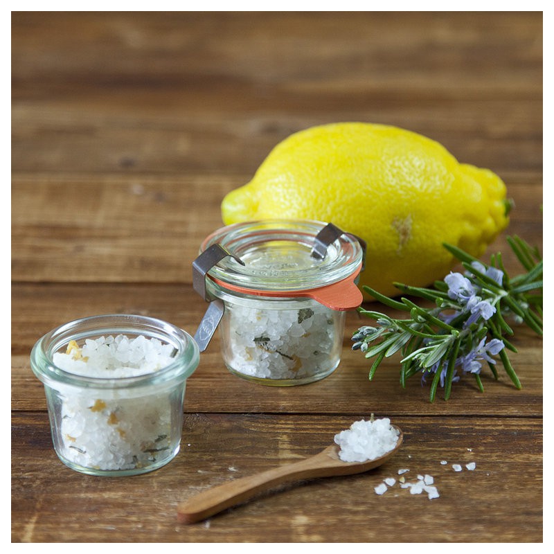 Bocaux en verre WECK Droit 35 ml Ø 40mm avec couvercles en joints - Référence WN000037_2