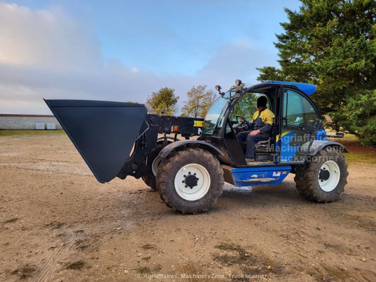 Godet à vrac ou à céréales 2500 litres - Spaw Met - adaptable sur JCB - largeur 2500 mm, volume 2,5 m3_2
