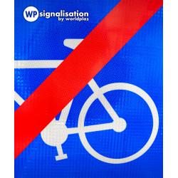 Panneau indication C114 - Fin d'une piste/bande cyclable réservée aux cycles à 2/3 roues_2