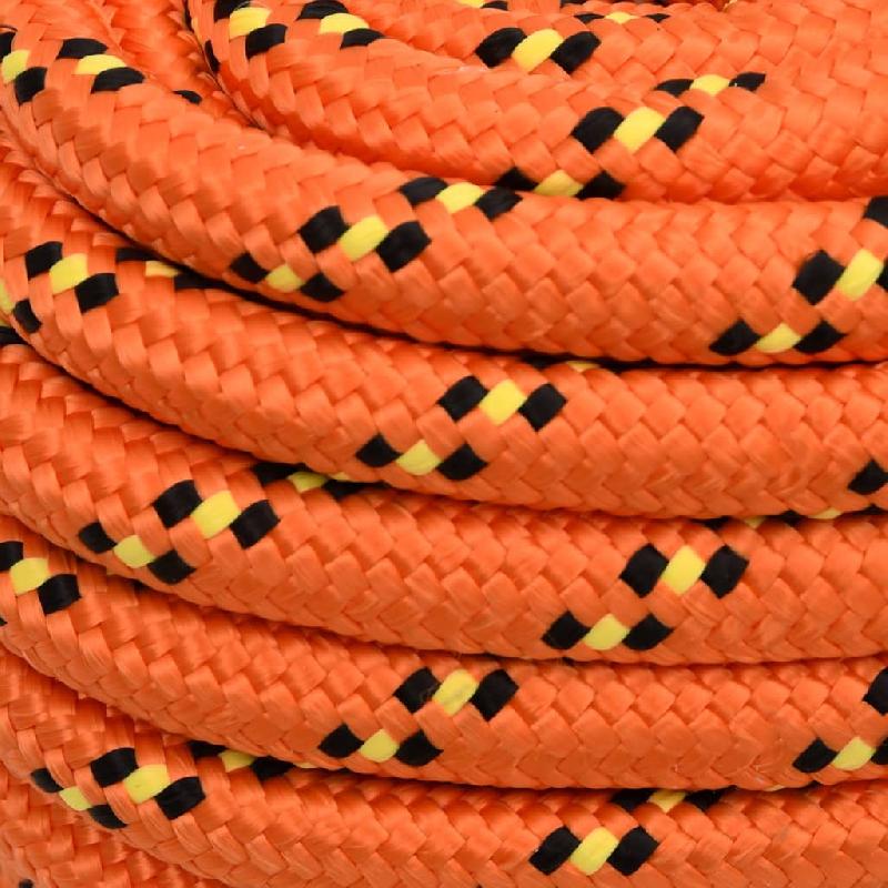 Vidaxl corde de bateau orange 20 mm 100 m polypropylène 152687_2
