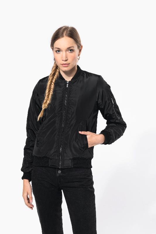 Blouson bomber femme - Réf: K6123 - Kariban - 100% polyester, Doublure matelassée_2
