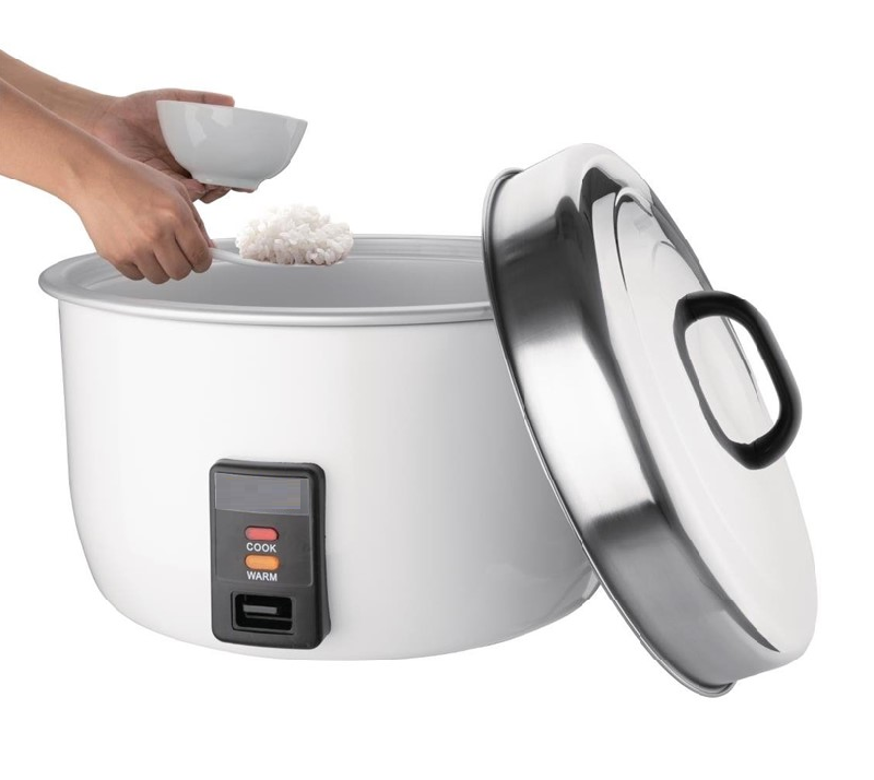 Cuiseur à riz professionnel - 10L de riz sec - Acier inoxydable - Fonction maintien au chaud_2