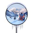 Miroir multi-usages en inox avec dispositif ANTIGIVRE ET ANTIBUÉE - Diamètre 600 mm - Réf. JPAG 608 AG_2