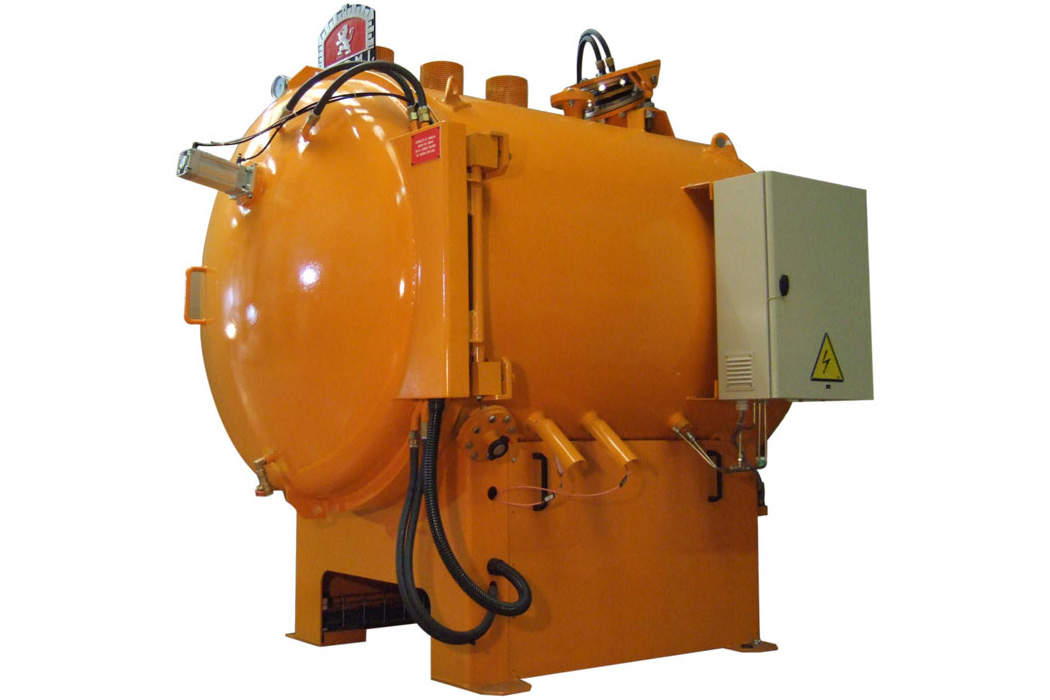 Four horizontal de revenu à purge par le vide - Traitements basse température en convection de gaz neutre - Type B5_R_2