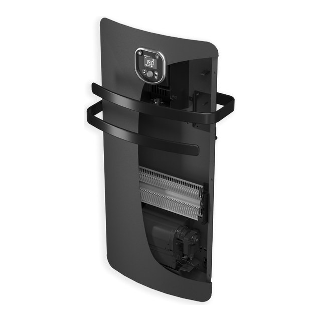 HELIA Radiateur sèche-serviette avec soufflerie 1200W Anthracite - Intuis - NEK2514SEHS_2