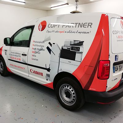 Marquage publicitaire gamme Déco pour utilitaire avec pose garantie