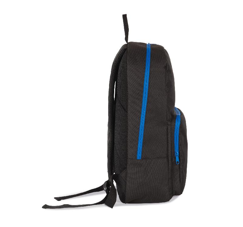 Sac à dos publicitaire Kimood - fermetures éclair contrastées - Réf: KI0181 - Compartiment matelassé pour ordinateur et tablette jusqu'à 15 pouces_2