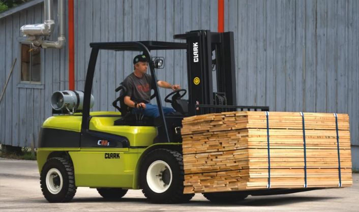 Chariots élévateurs frontaux thermiques C40-55s - Clark - capacité 4000 à 5500 kg_2