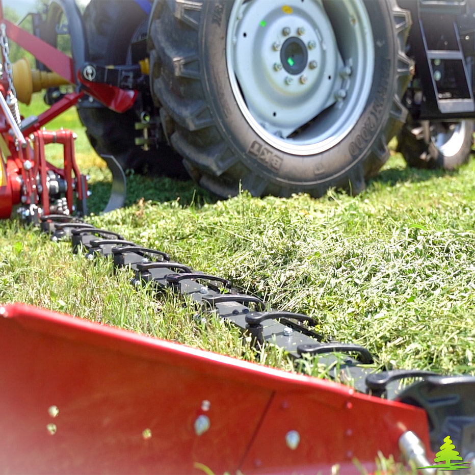Faucheuse adaptée aux terrains en pente jusqu'à +90/-45 degrés