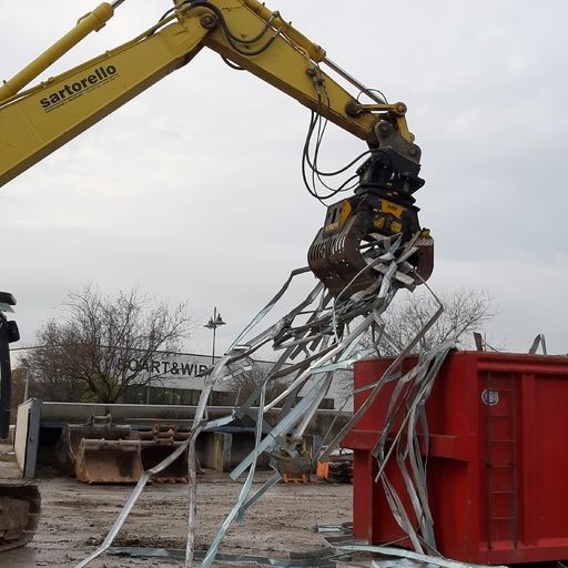 Pince de tri MB-G1200 - MB France - grande capacité de charge avec rotation hydraulique 360°_2