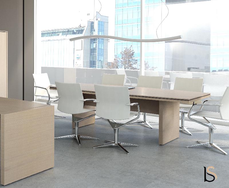 Table de réunion 6 personnes Status - MDD - Non, Chêne Canadien_2