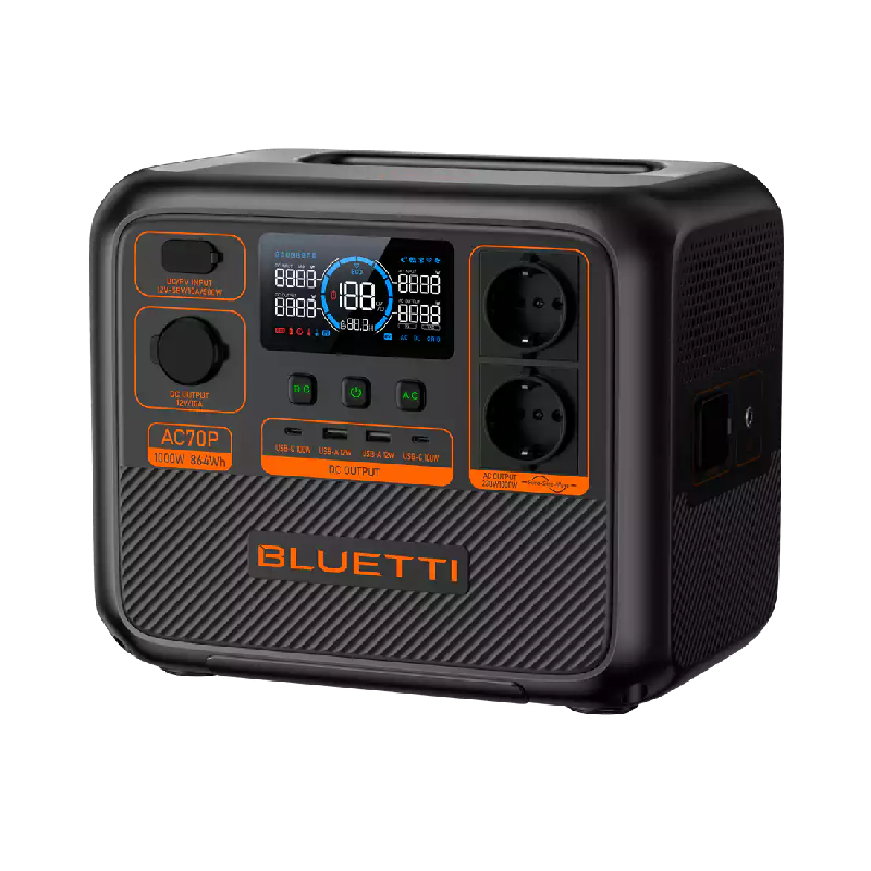 BLUETTI AC70P Station électrique portable | 1000 W / 864 Wh_2