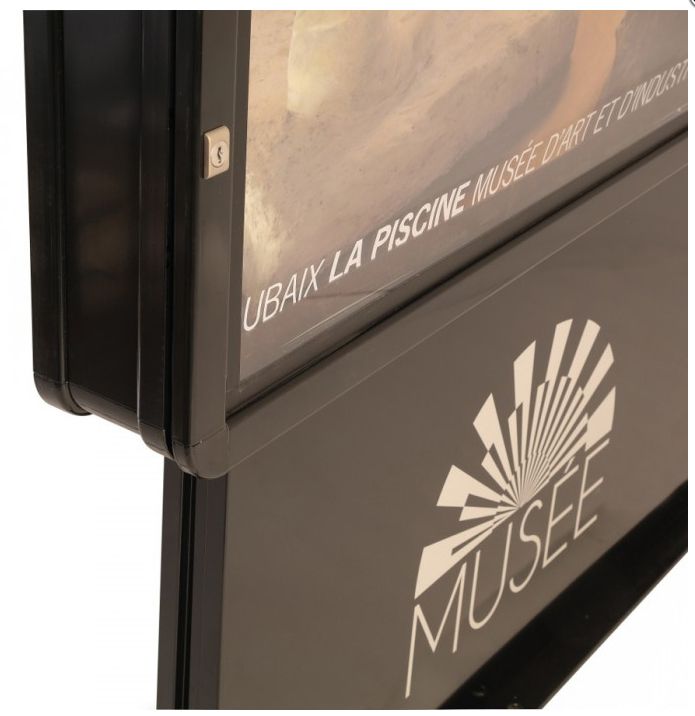 Caisson d'affichage sucette - Lumineux ou non lumineux - PMR_2