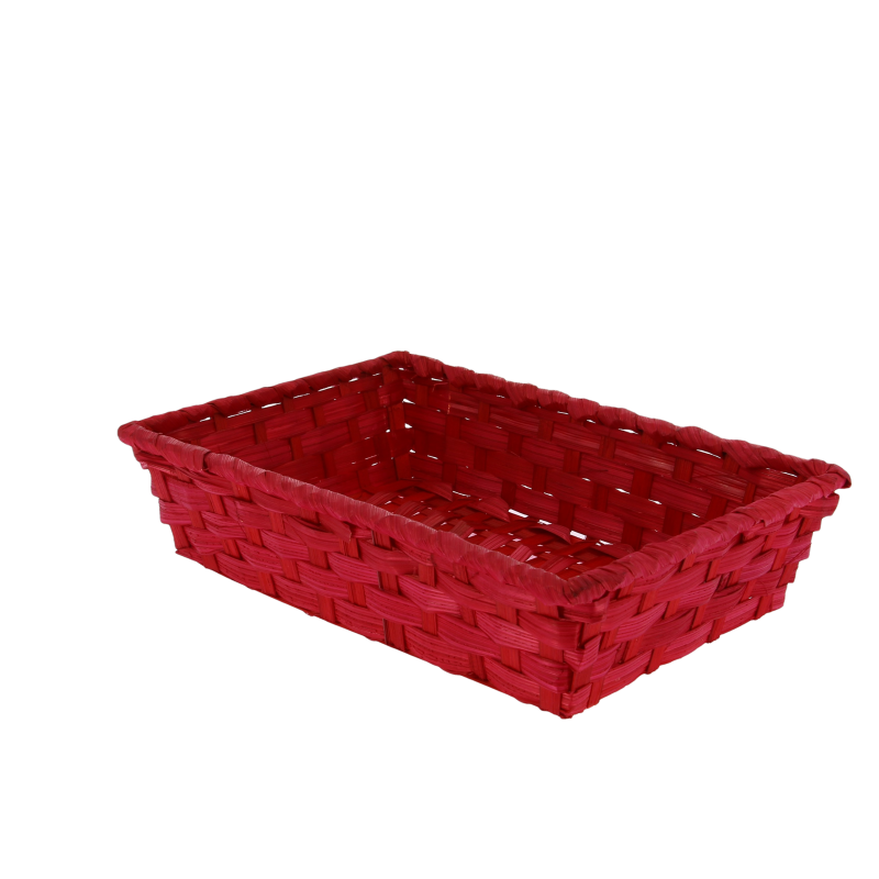 Corbeille bambou Vieto rouge 28x20 -_2