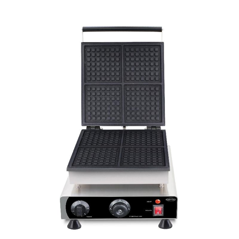 Gaufrier 4pcs gaufres carrées l305 7540.0085 COMBISTEEL_2