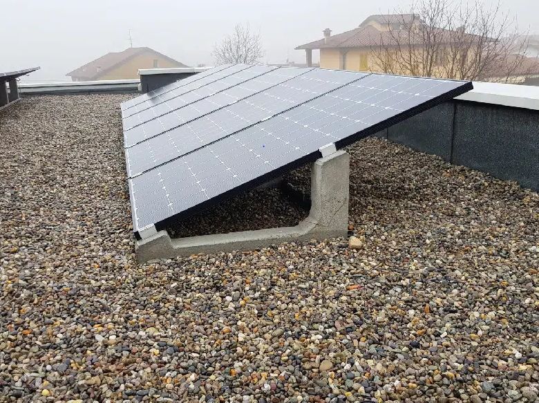 Support photovoltaïque 20° - Au sol ou sur toit terrasse_2