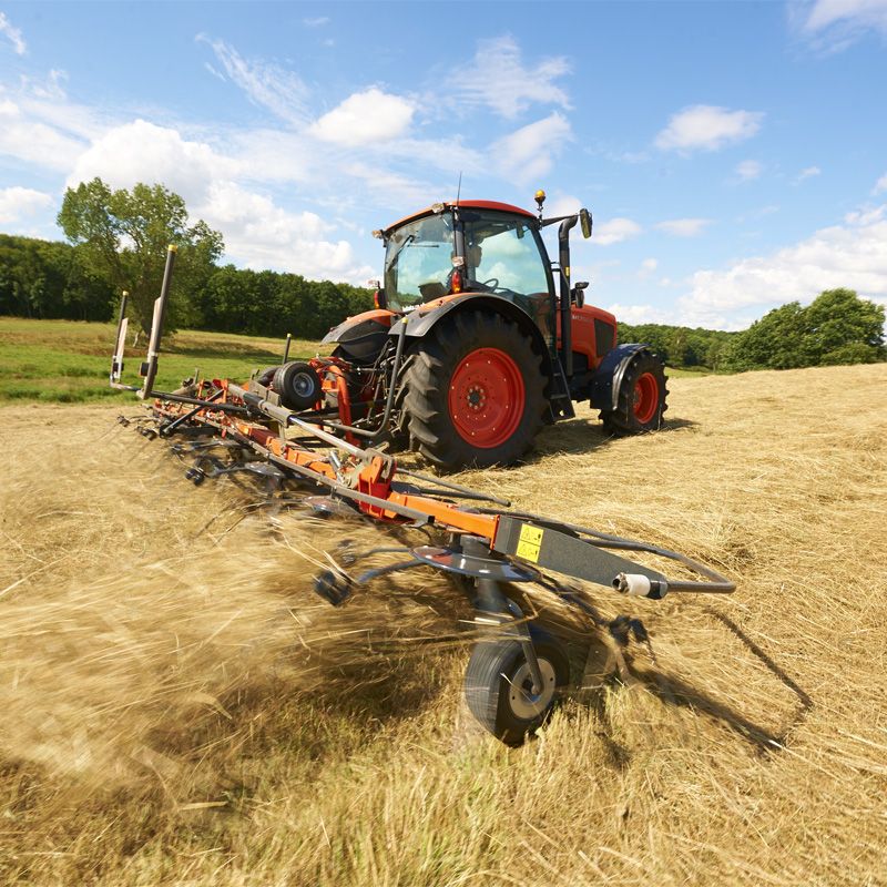 Te6576CD-Te8590CD - Faneuses semi-portées Kubota Europe - Largeur de travail 7,60 à 9 m avec chariot de transport intégré_2