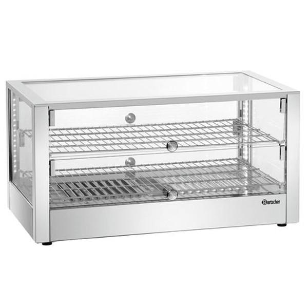 Vitrine chaude professionnelle 6200 2EK - 80 L - Double accès avec portes relevables | Bartscher_2