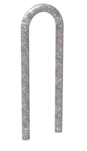 Appui vélos attache - tube en acier Ø 50mm - Hauteur hors sol 870mm - Vendu par lots de 3_2