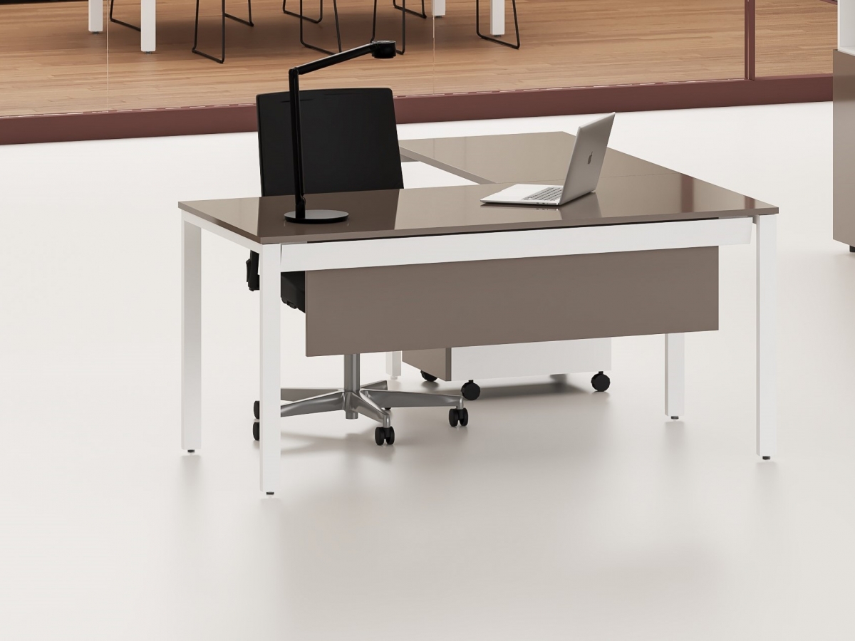 Bureau d'angle opératif administratif I POP - Gamme complète avec finitions de qualité et options évolutives_2