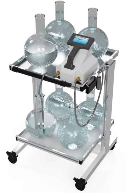 DissoCART - Chariot compact et robuste pour instruments de laboratoire avec plateaux ajustables_2