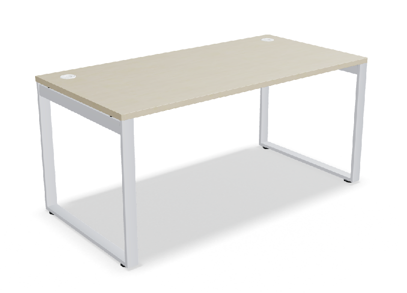 Bureau droit OGI Q - MDD - 160, Blanc, Bouleau clair, Oui_2