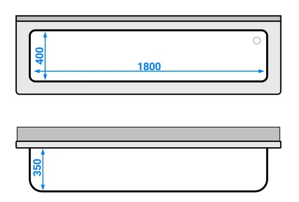 Plonge batterie 200x60cm sur meuble 1 cuve_2