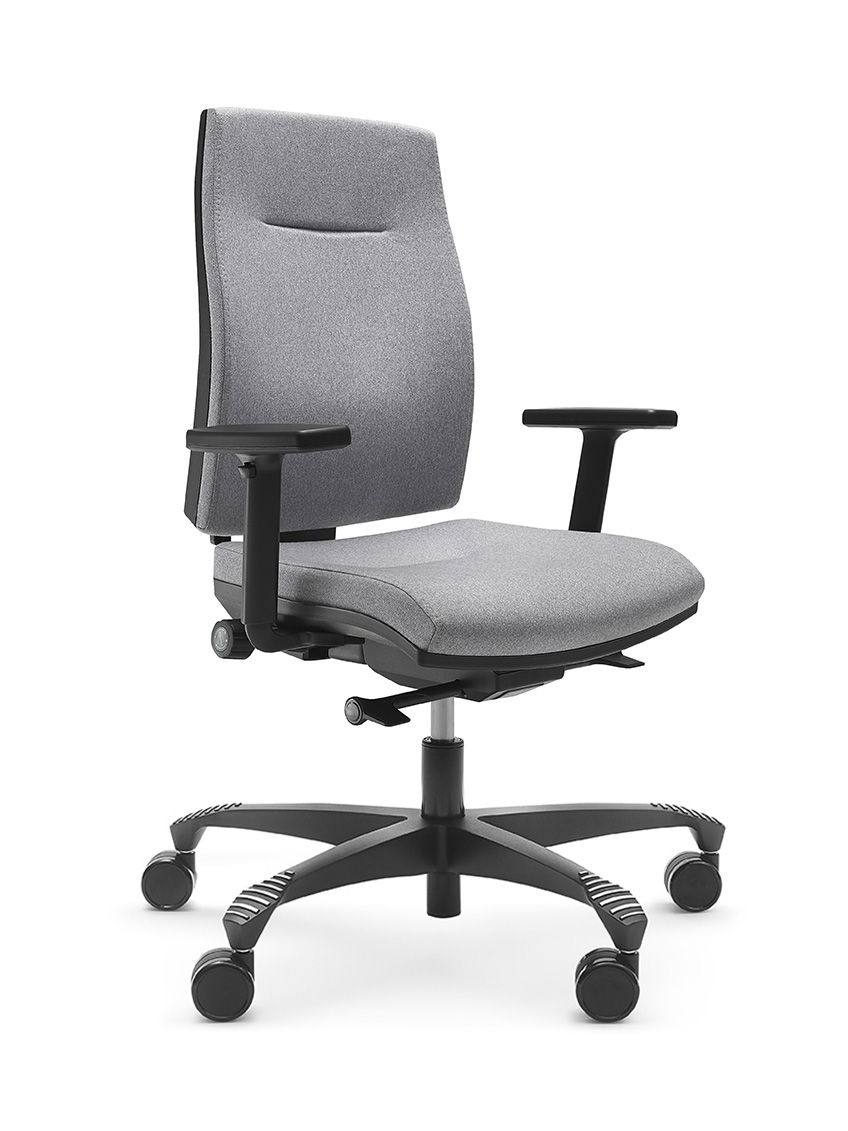 Siège opérateur pivotant ergonomique avec dossier coque et options personnalisables - Corr_2