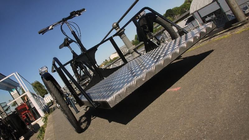 Triporteur musculaire Nihola Maxx - plateforme en aluminium et caisse personnalisable_2