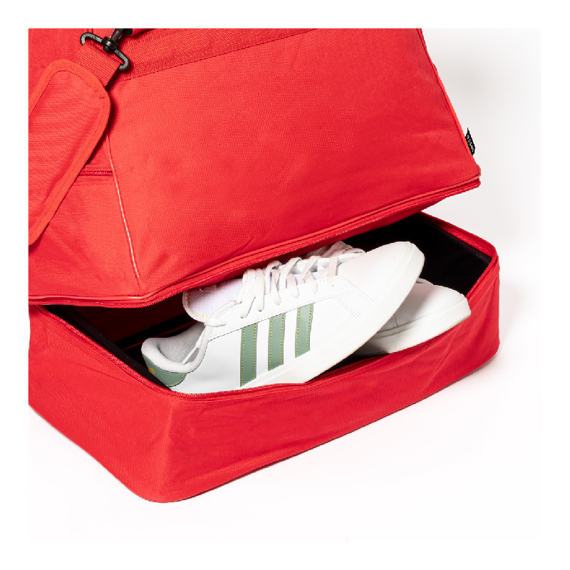 Sac de sport en RPET - avec compartiments zippés, compartiment à chaussures et bandoulière réglable_2