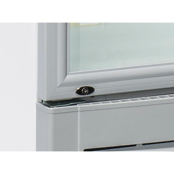 Armoire à boissons blanche 1 porte 350 L - avec canopy bombé | Coolhead - DC350C_2
