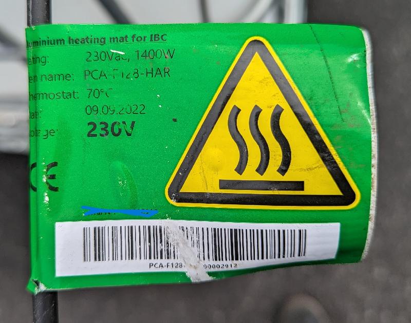 Cuves IBC 1000 L. De réemploi Chauffante_2