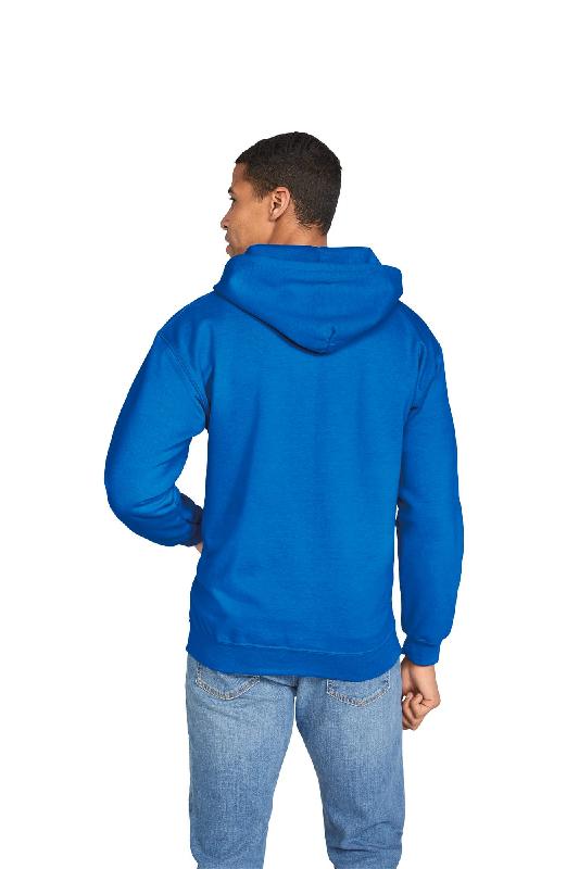 Sweat-shirt homme zippé à capuche Heavy Blend - Réf: GI18600 - Gildan - 50% coton/50% polyester - Disponible en grandes tailles (4XL et 5XL)_2
