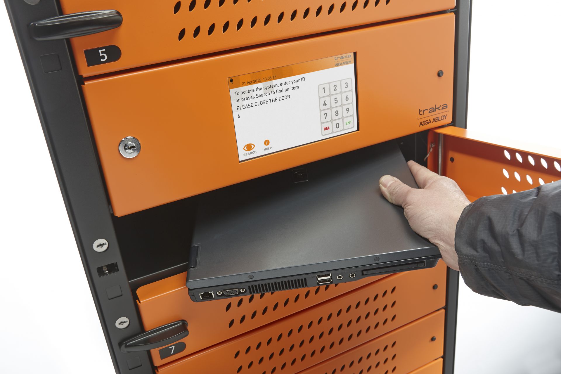 Casier électronique sécurisée pour tablettes et pc portables - traka box_2