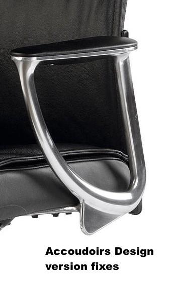 Fauteuil Président cuir avec renfort lombaire RIXON - cuir noir_2