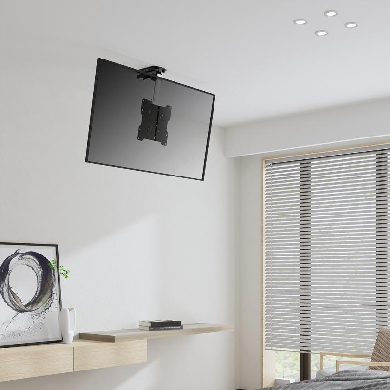 VALUE Bras pour TV, montage au plafond, pliable, 17-37