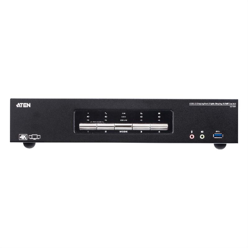 ATEN CS1964 Commutateur KVM 3 affichages DisplayPort 4K, 4 ports USB 3.0_2