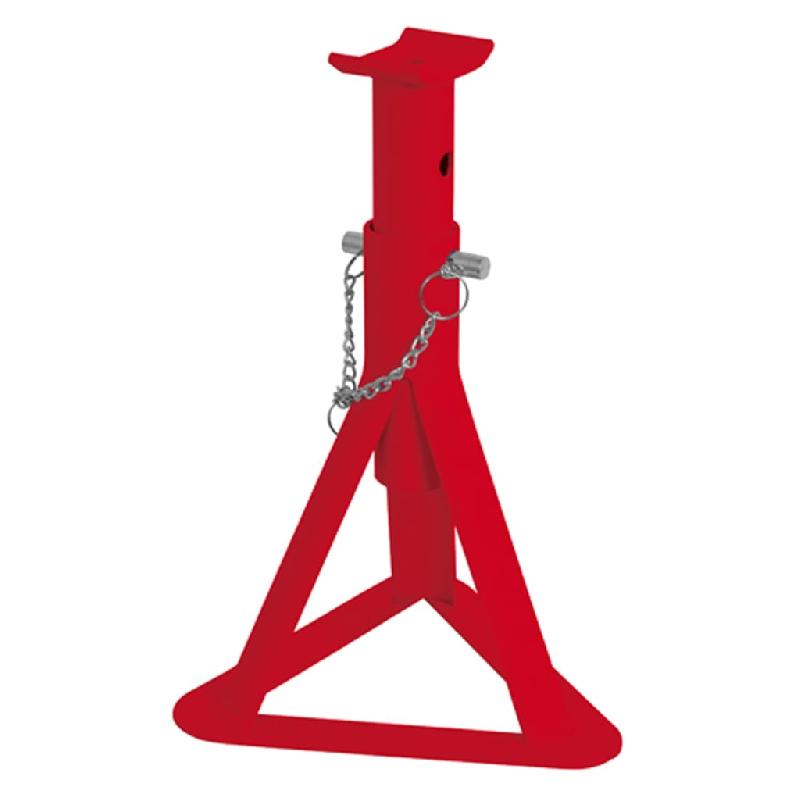 Carpoint ensemble de support d'essieu 2 pièces 2000 kg rouge 439324_2