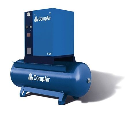 Compresseur à vis compact avec contrôleur AirBasic2 pour réglage de pression