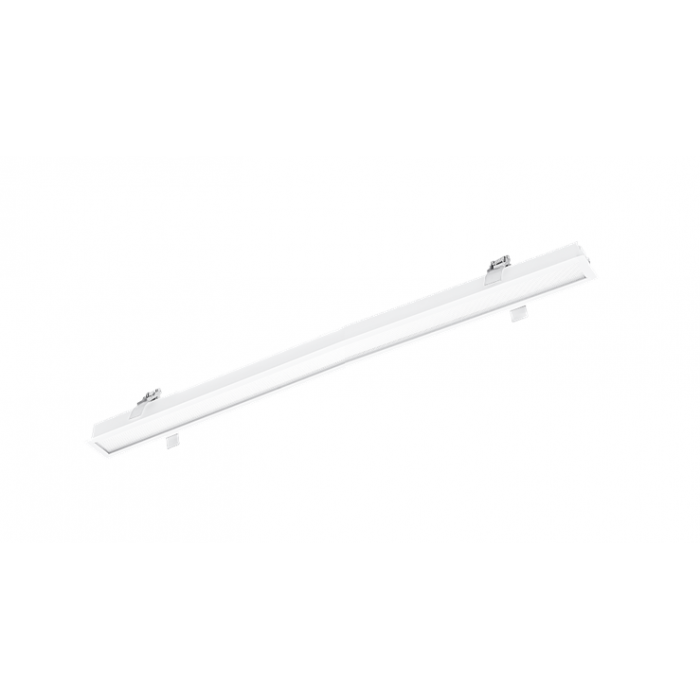 Luminaire linéaire encastré LED - style épuré avec diffuseur opale PMMA microprismatique - TONECO 2400 75W_2