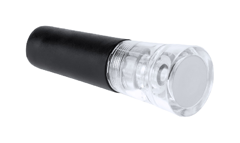 Bouchon à vin vacuum - pompe intégrée - couleur noire - 24 gr_2