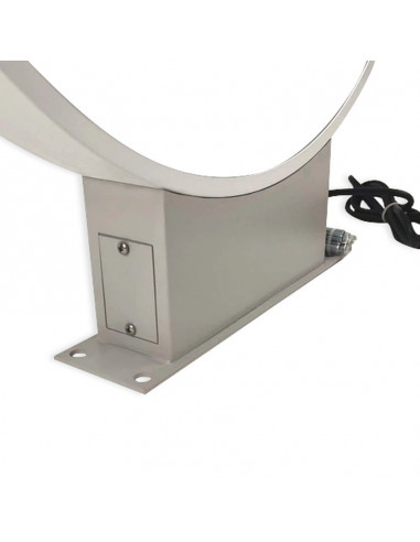 Enseigne drapeau lumineux - rond - vinyle BackLight MAT - 50cm à 60cm_2