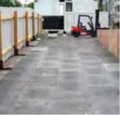 Plaque de protection de sol en matière recyclée - Sodimar - écologique - haute flexibilité - 0,86 m²_2