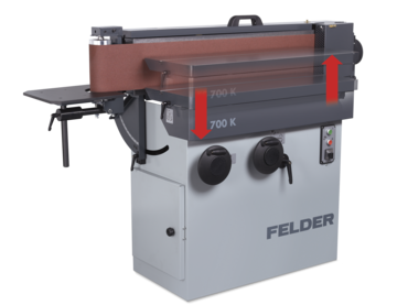 Ponceuse de chants FS 700 K - finition flexible et sûre, avec agrégat inclinable et table réglable_0