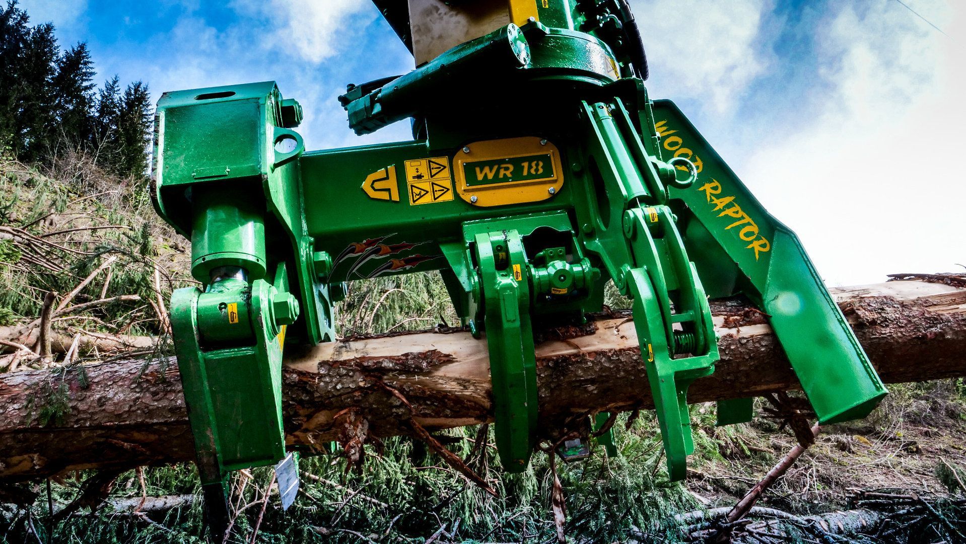 Sécateur WR15 pour pelles 17 à 24 tonnes et coupe 500 mm