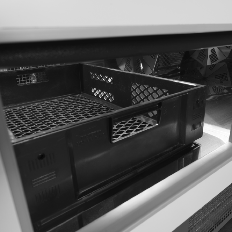 Vitrine réfrigérée SOCB - présentation de plats et fromages - éclairage LED et accessoires personnalisables_2